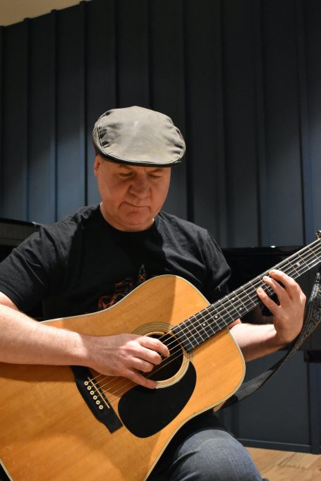 Musician and Guitar
